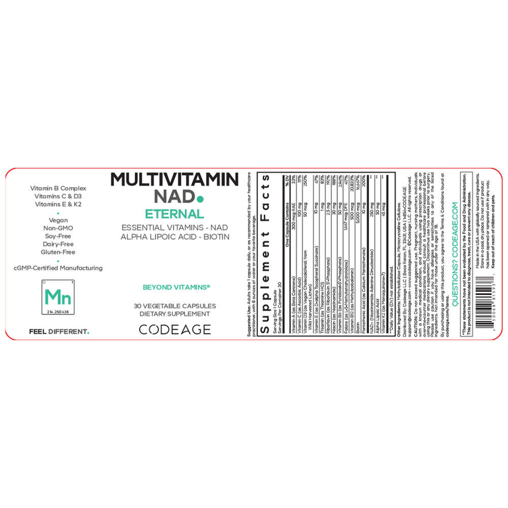 Product image for Multivitamin NAD+.