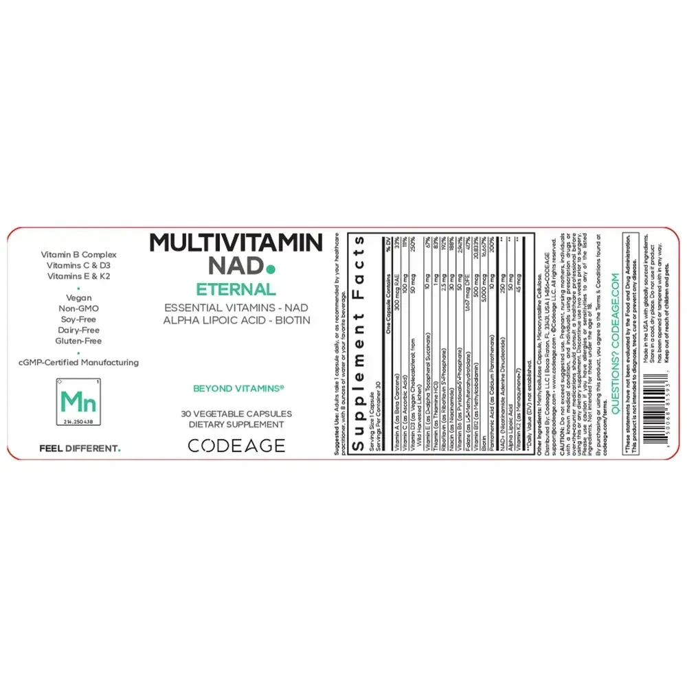 Product image for Multivitamin NAD+.