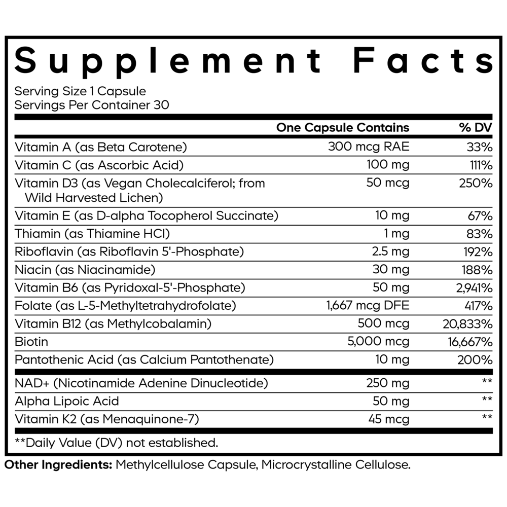 Product image for Multivitamin NAD+.