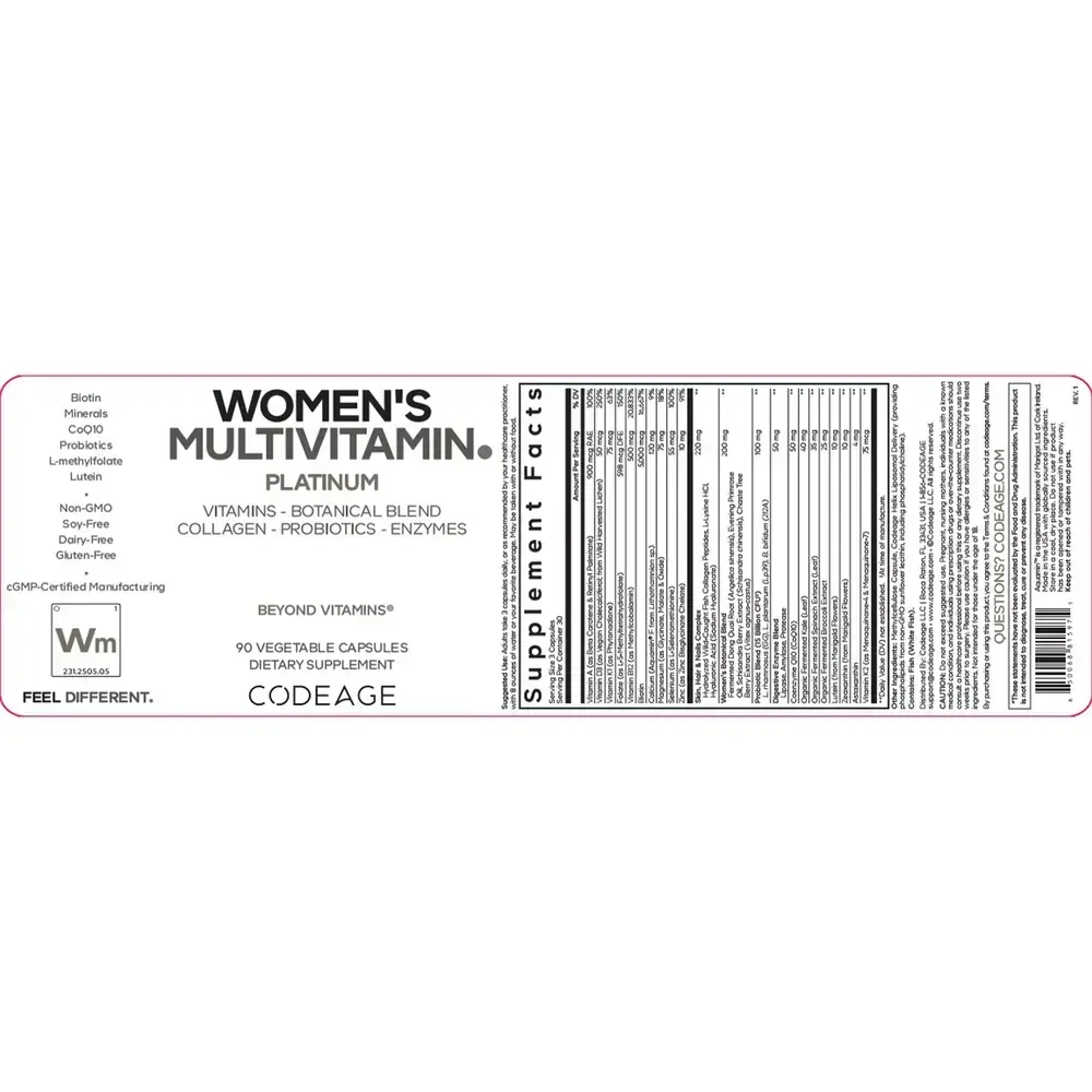 Product image for Women's Multivitamin Platinum.