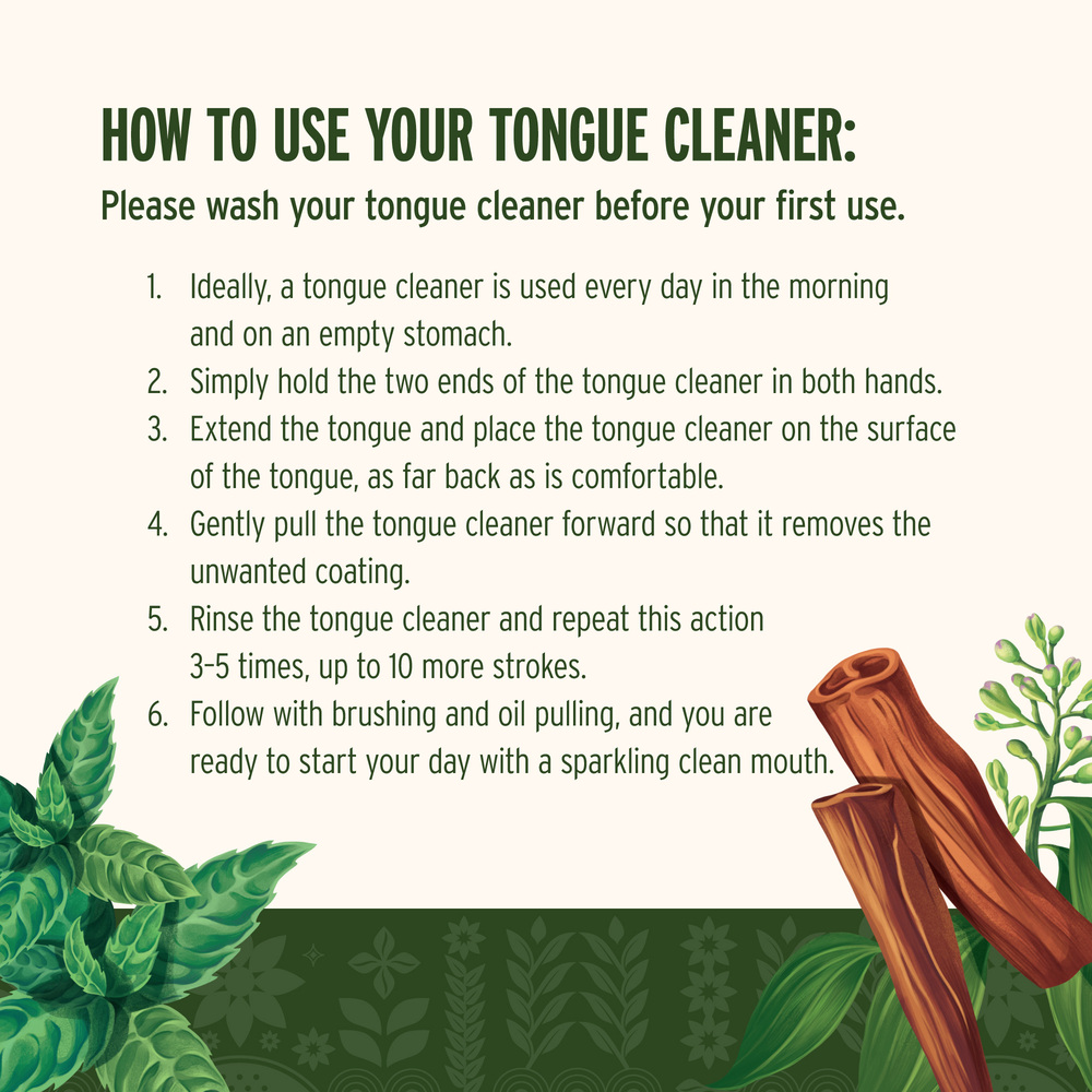 Product image for Stainless Steel Tongue Cleaner.
