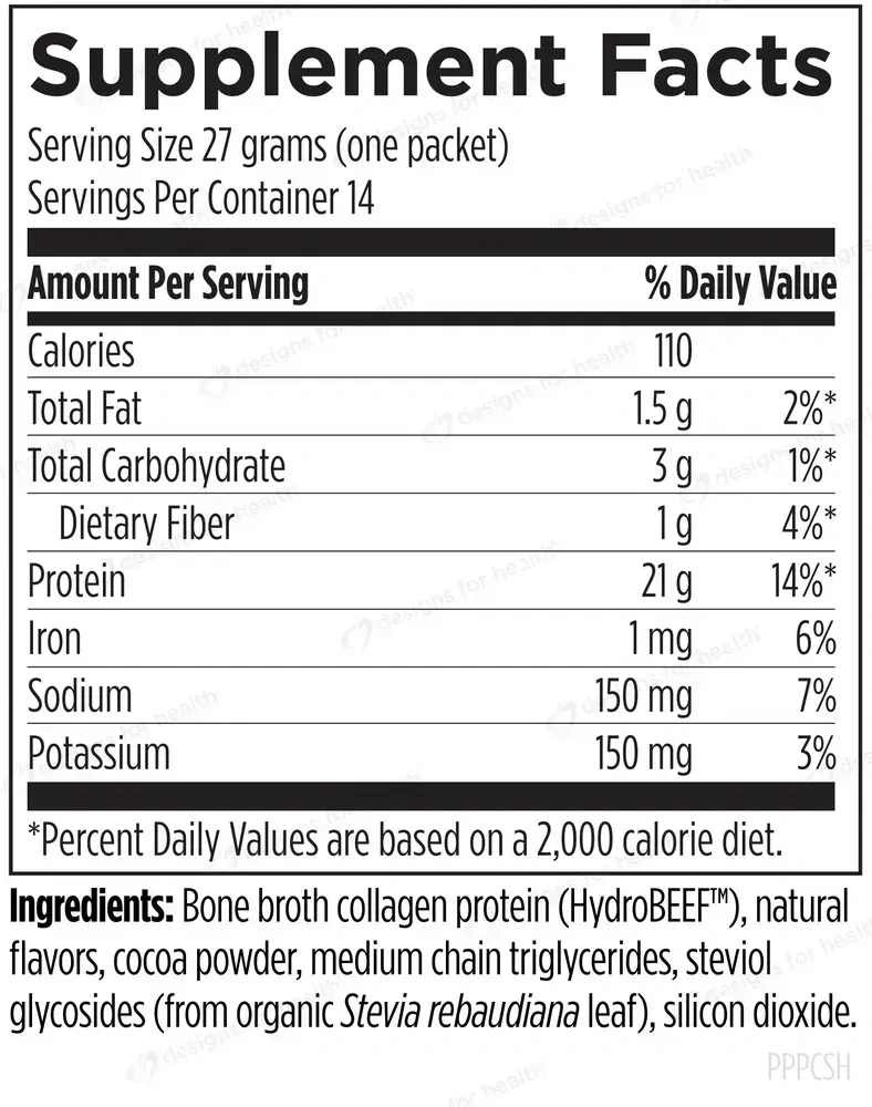 Product image for Bone Broth Protein Chocolate.