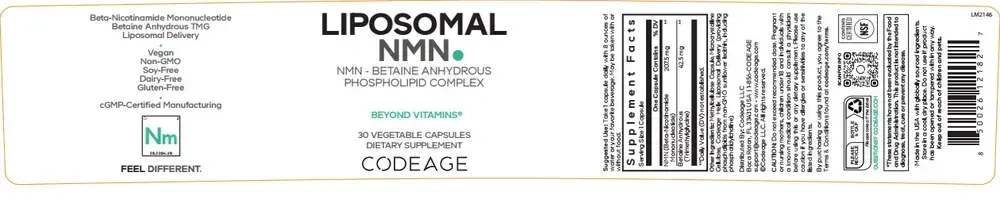Product image for Liposomal NMN.