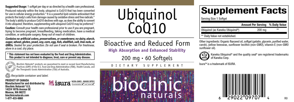 Product image for Ubiquinol CoQ10.