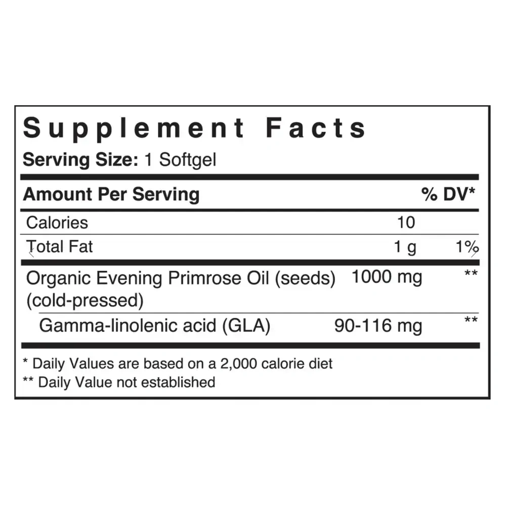 Product image for Evening Primrose Oil 1000 mg.