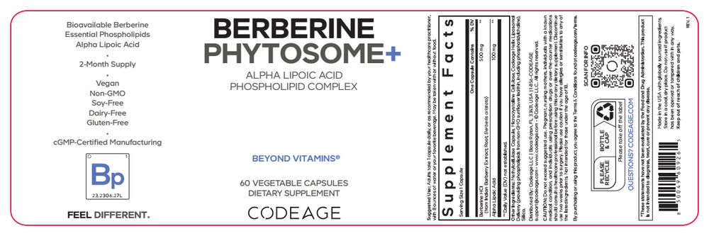 Product image for Berberine Phytosome+.