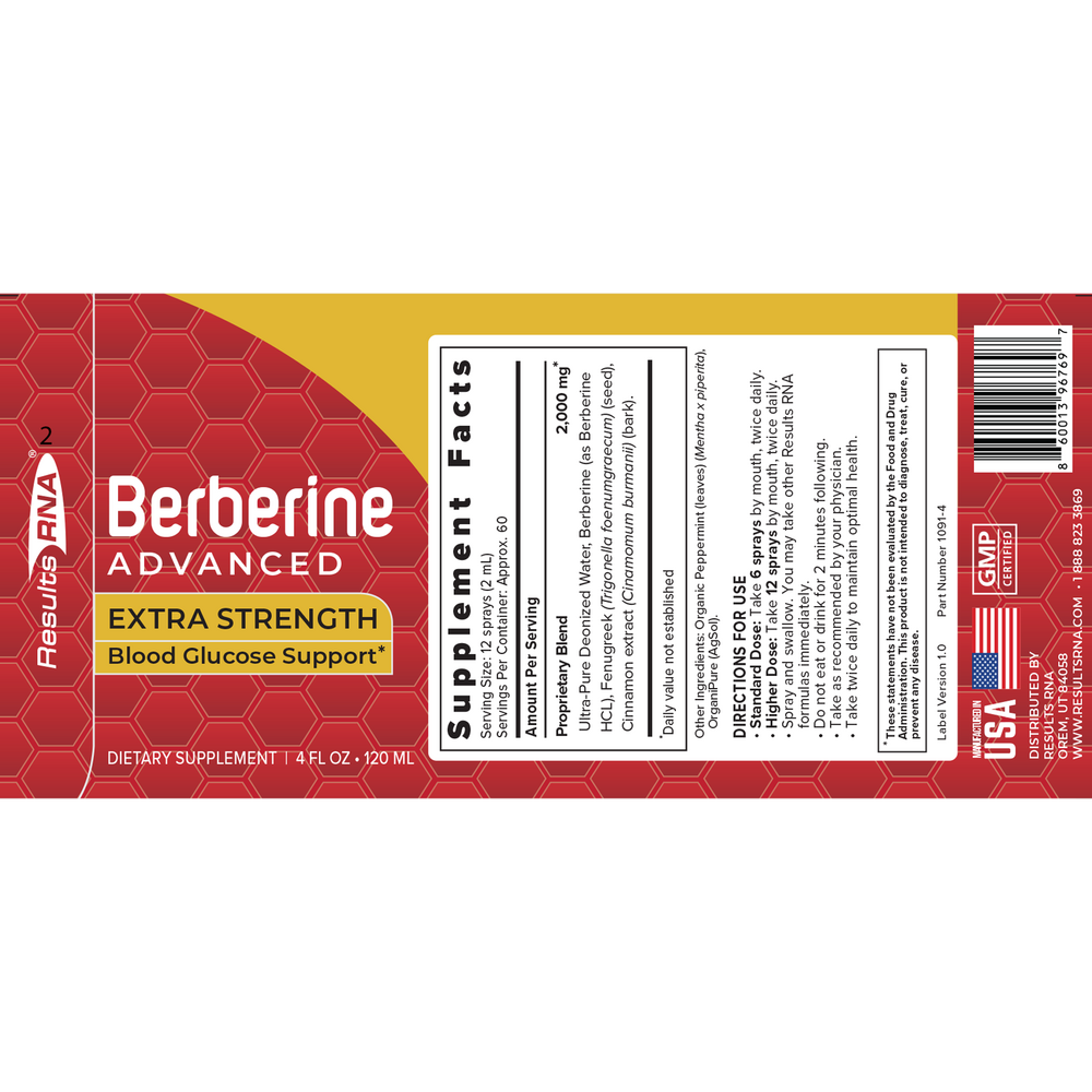 Product image for Berberine Advanced.