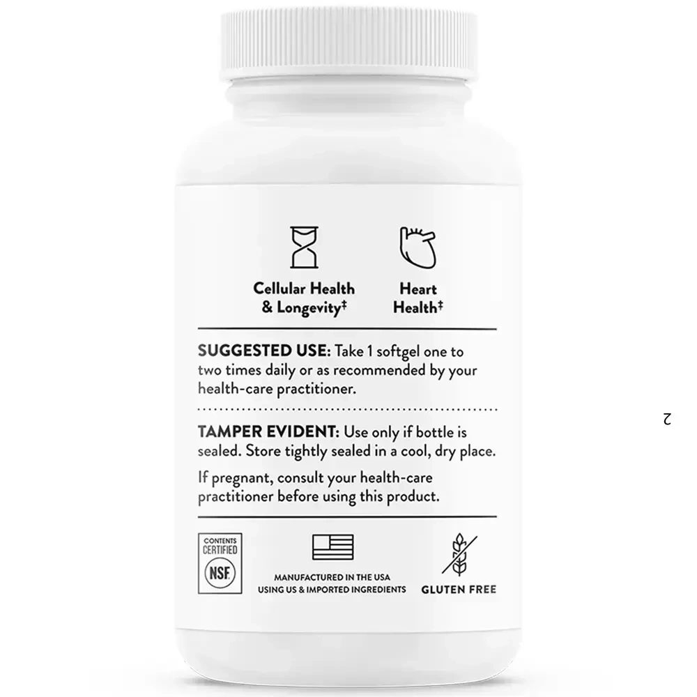 Product image for Ubiquinol 100 mg.