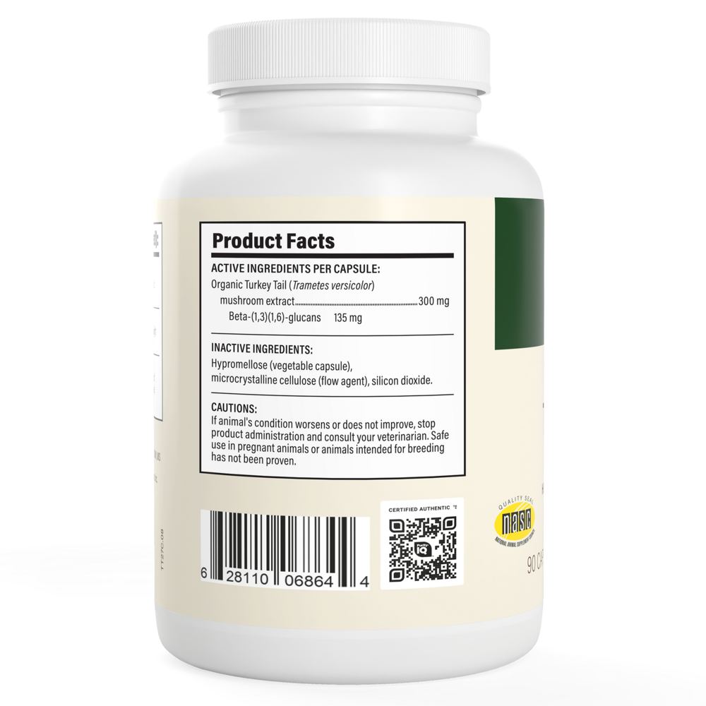 Product image for Real Pets - Turkey Tail (Immune Support).