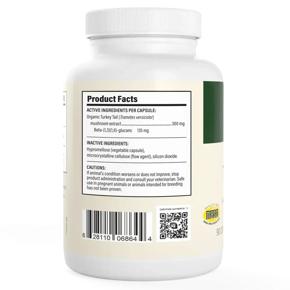 Product image for Real Pets - Turkey Tail (Immune Support).