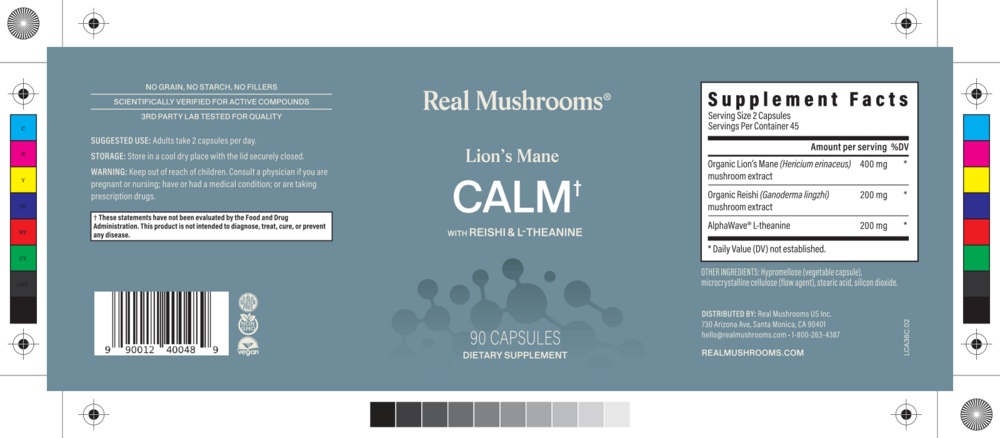 Product image for Lion's Mane Calm (with Reishi &amp; L-Theanine).