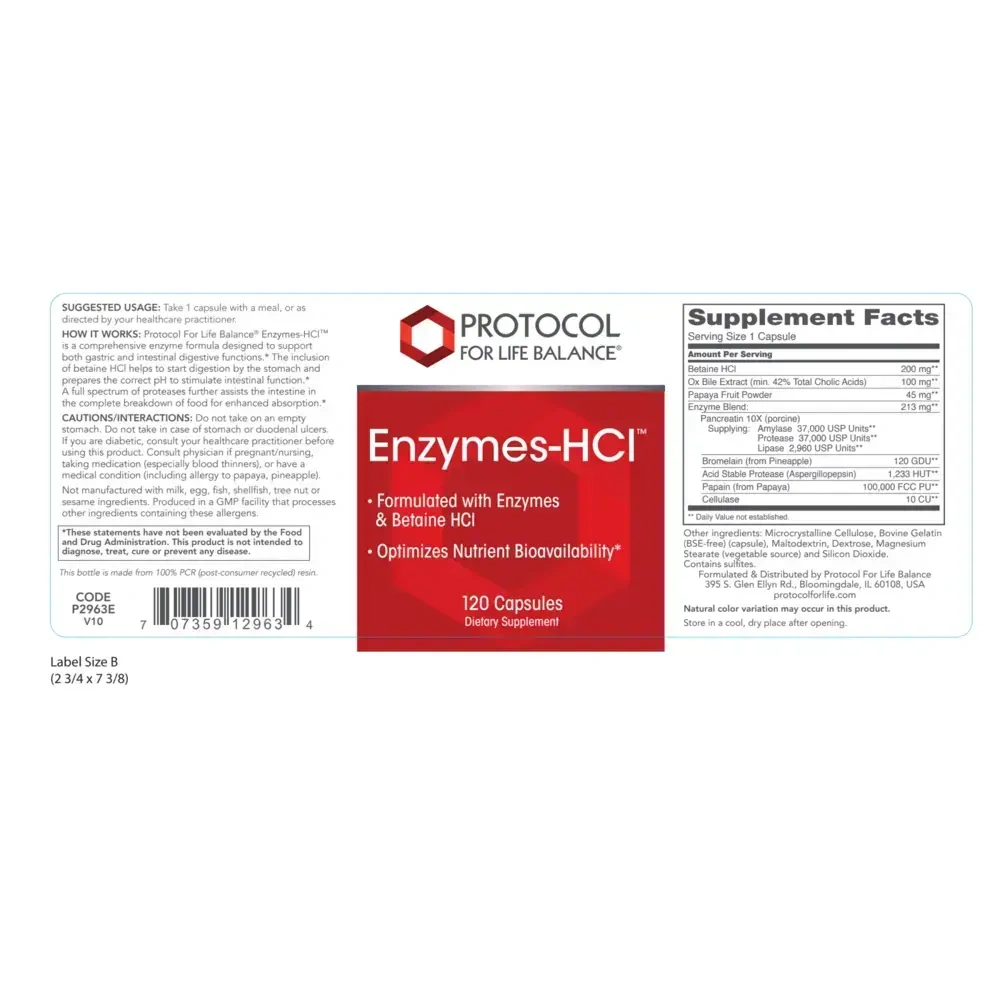 Product image for Enzymes-HCI.