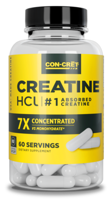 Creatine HCl Capsules, 750mg