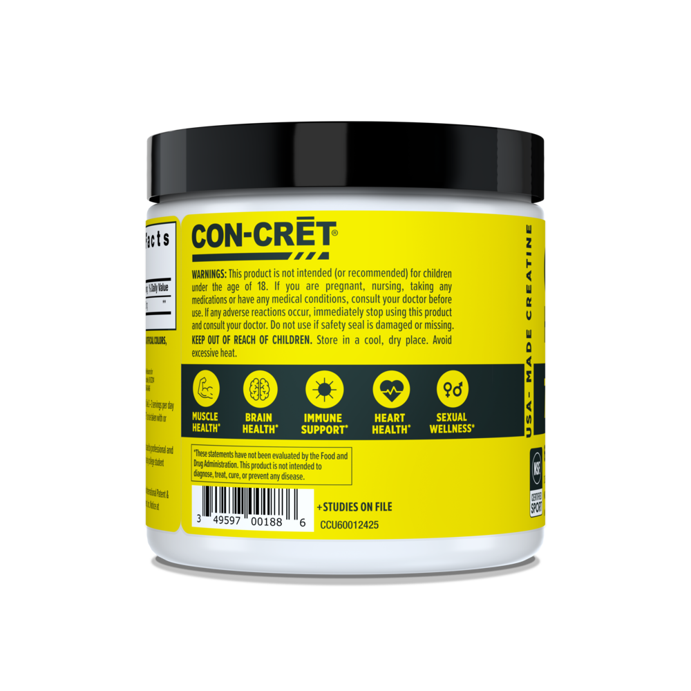 Product image for Creatine HCl Powder, 750mg, Unflavored.