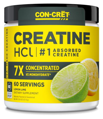 Creatine HCl Powder, 750mg, Lemon Lime
