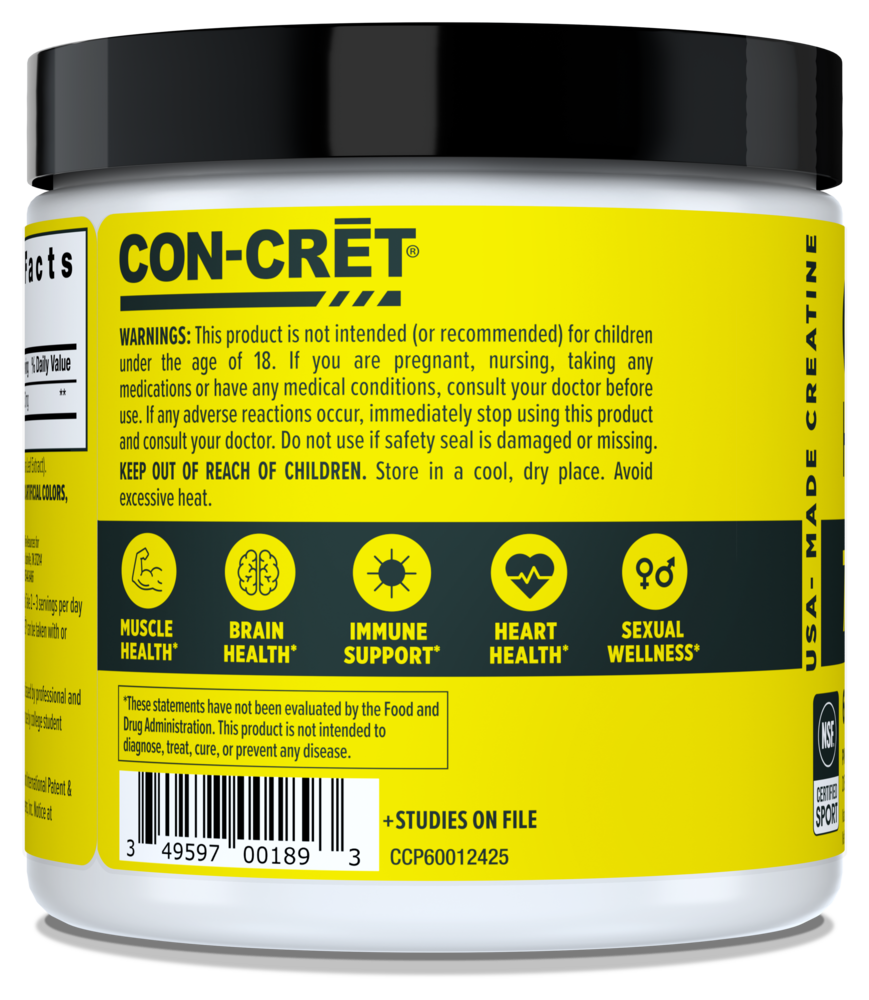 Product image for Creatine HCl Powder, 750mg, Pineapple.