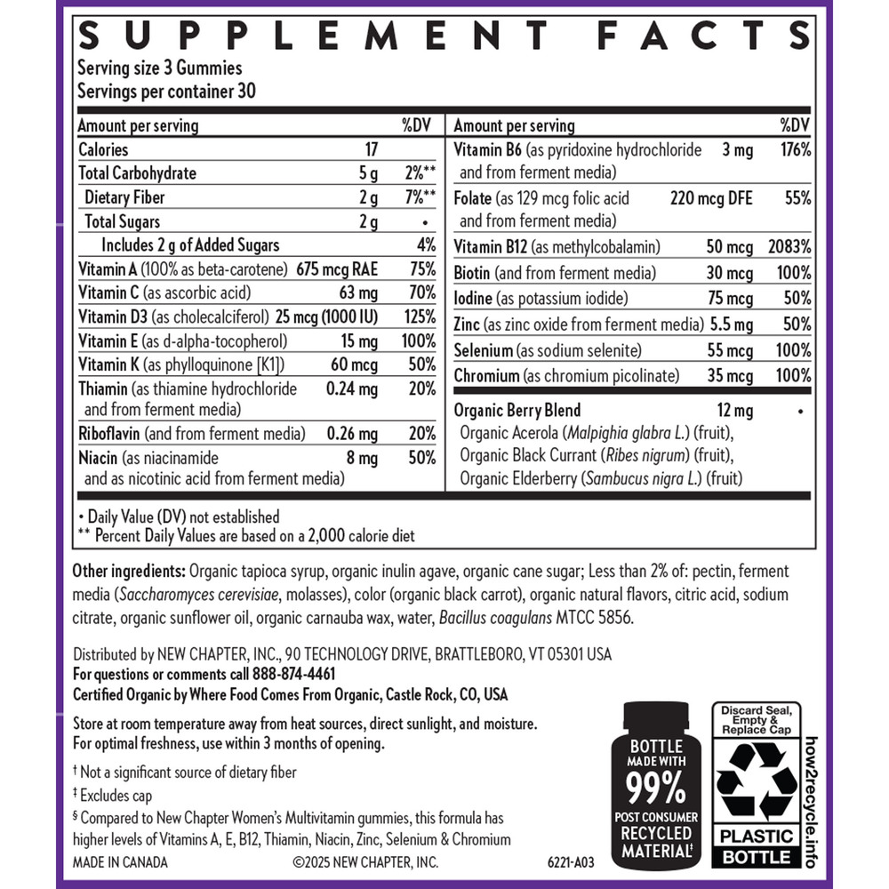 Product image for Women's 50+ Multivitamin Gummies.