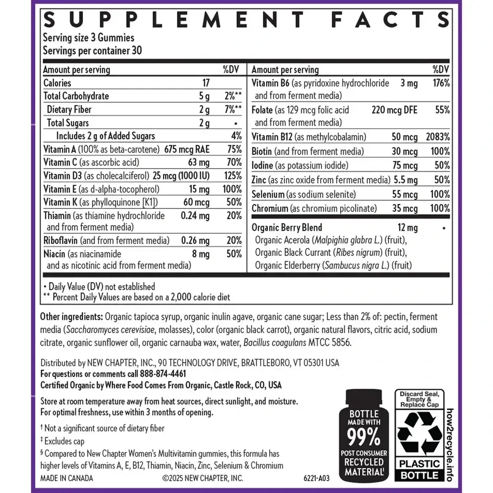 Product image for Women's 50+ Multivitamin Gummies.