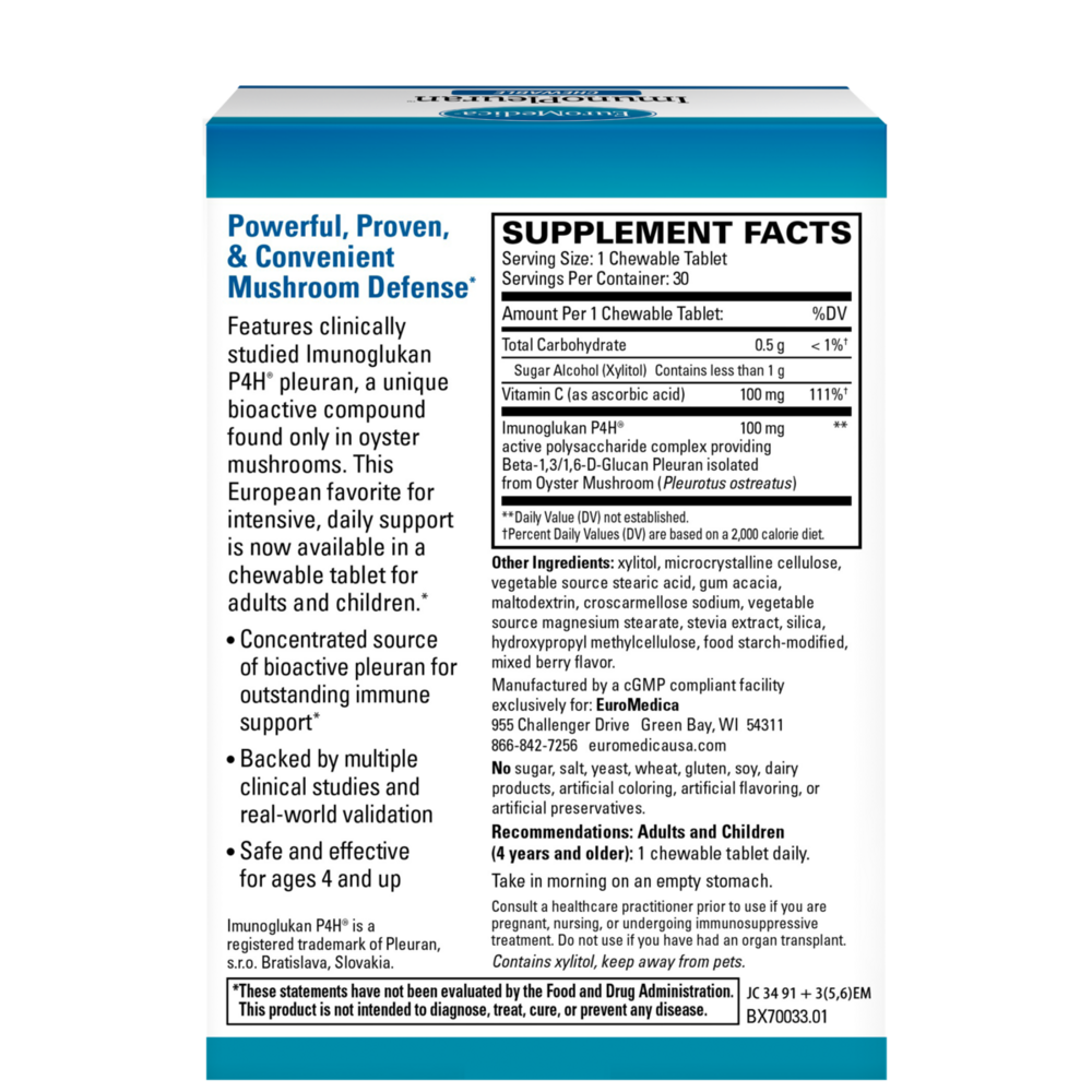 Product image for ImunoPleuran Upper Respiratory Health, Mixed Berry.