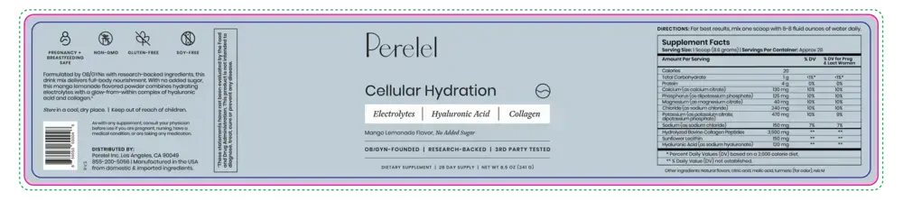 Product image for Cellular Hydration Powder, Mango Lemonade.