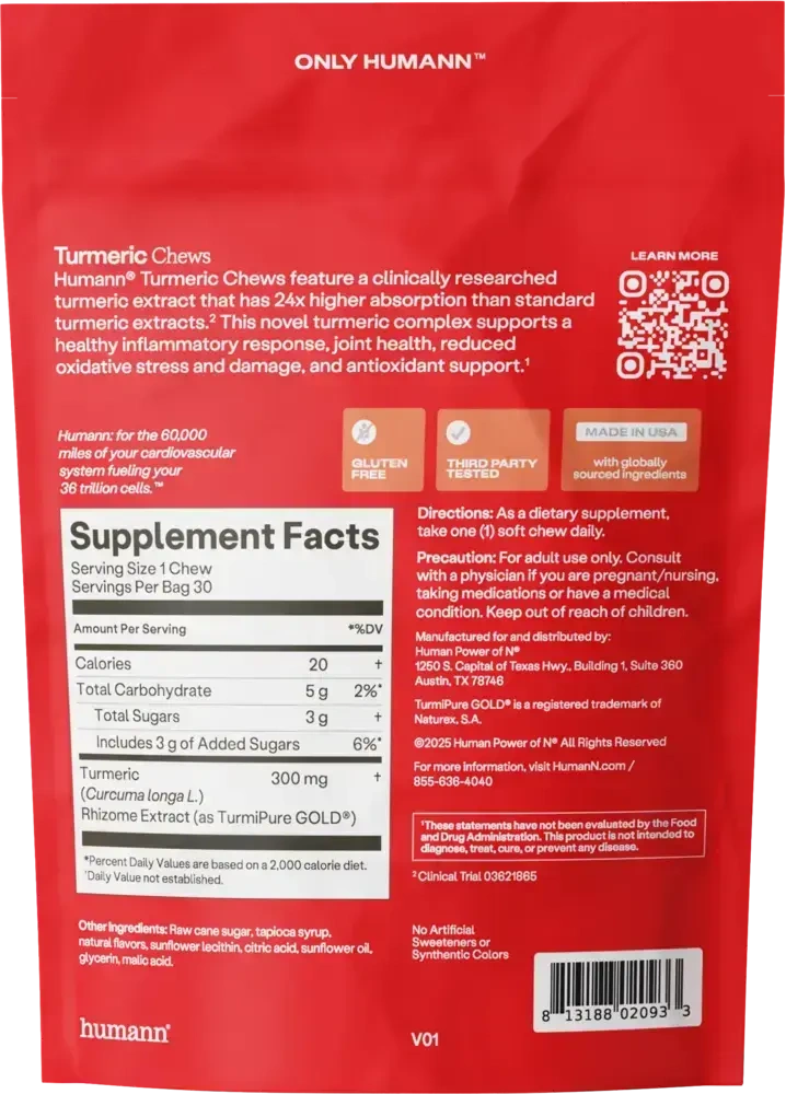 Product image for Turmeric Chews, Orange.