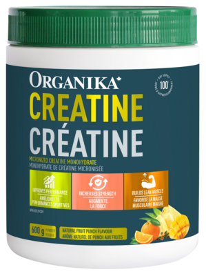 Micronized Creatine Monohydrate Powder, Fruit Punch 600 Grams