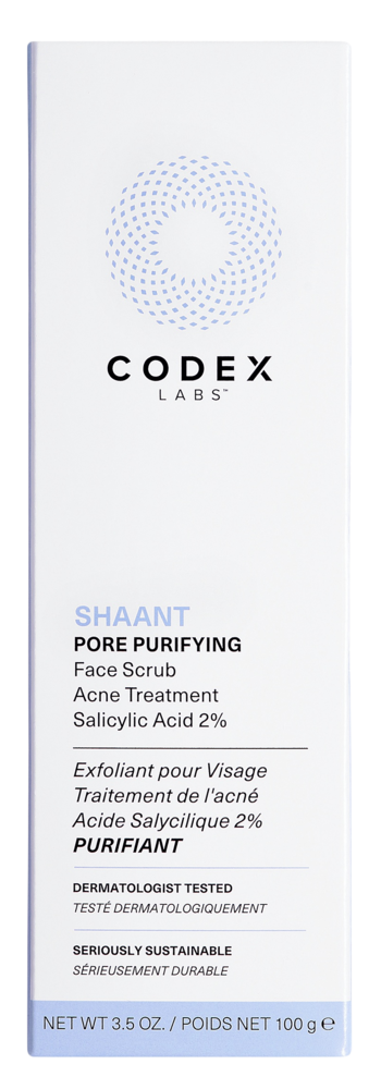 Product image for Shaant Pore Purifying Acne Face Scrub (OTC) - 2% Salicylic Acid.