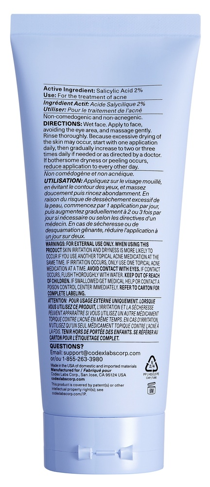 Product image for Shaant Pore Purifying Acne Face Scrub (OTC) - 2% Salicylic Acid.