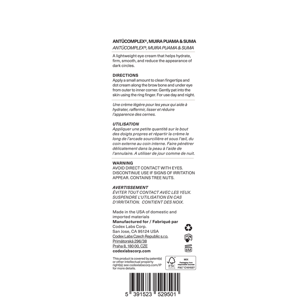Product image for ANTU Refining Eye Cream.