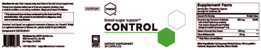 Product image for Control, Blood Sugar Support.