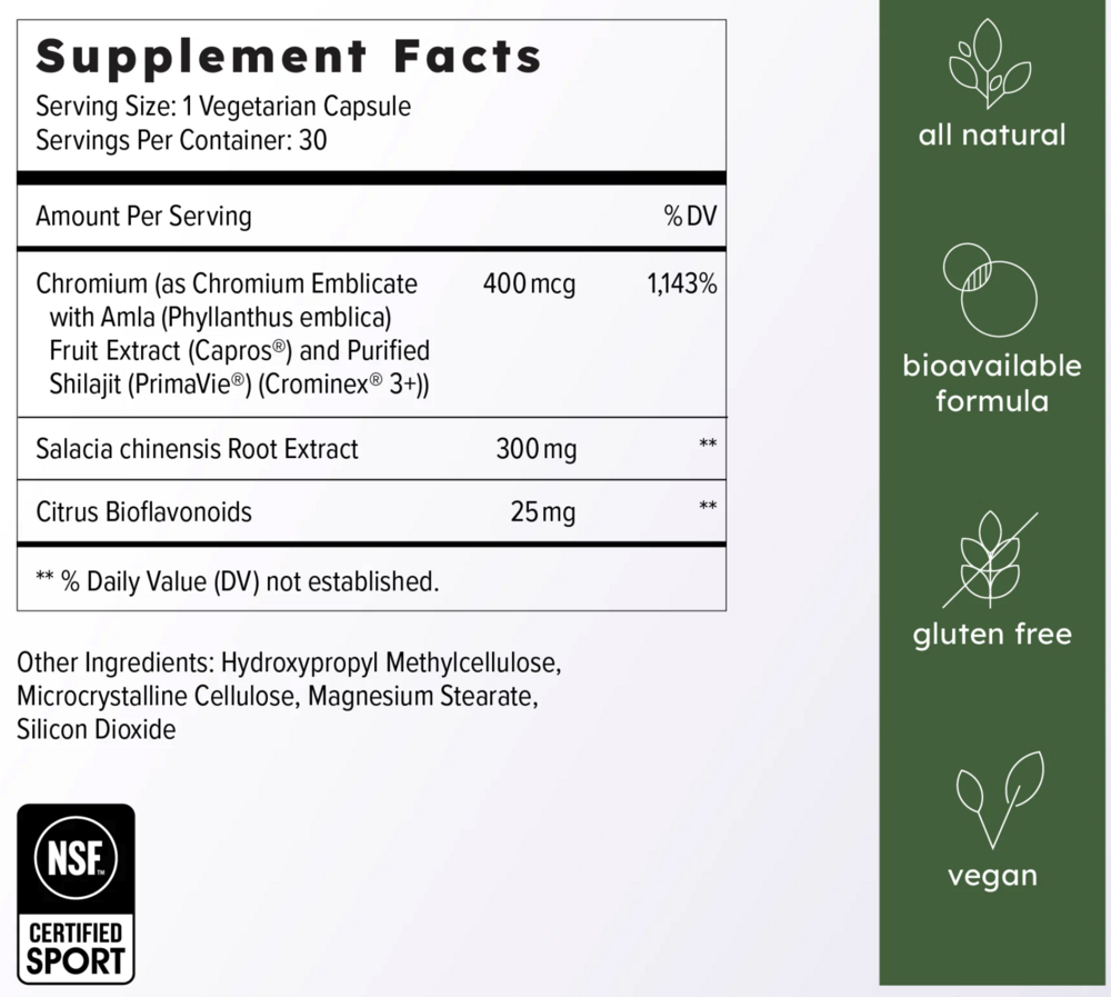 Product image for Control, Blood Sugar Support.