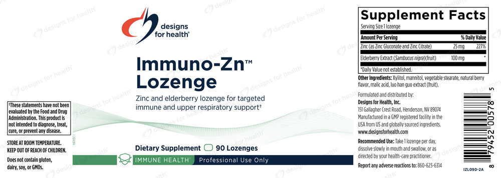 Product image for Immuno-Zn™ Lozenge, Berry.