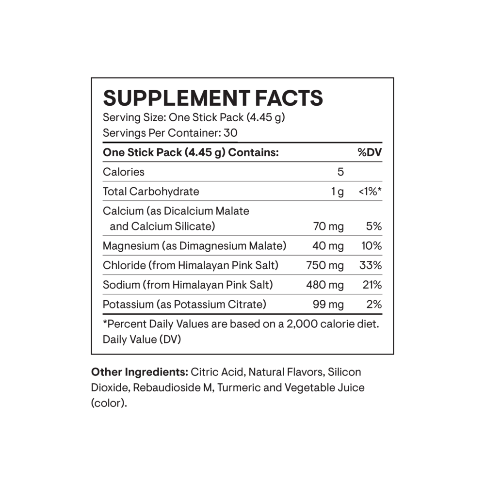 Product image for Daily Electrolytes Stick Packs, Grapefruit.
