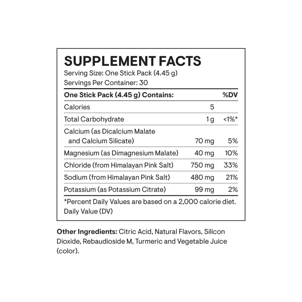 Product image for Daily Electrolytes Stick Packs, Grapefruit.