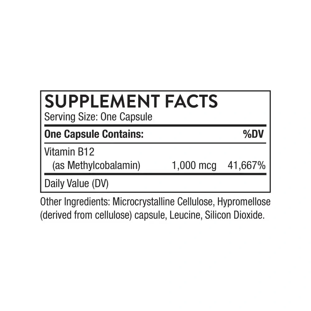 Product image for Vitamin B12.