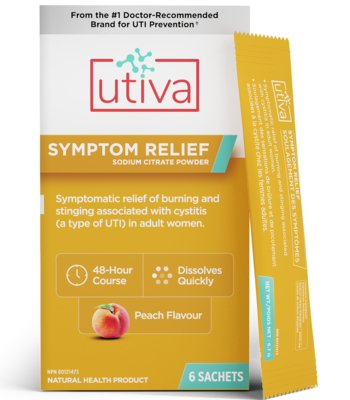 Symptom Relief Sodium Citrate Powder, Peach