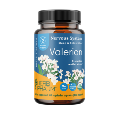 Valerian Rhizome and Root Extract, 600 mg 60 capsules