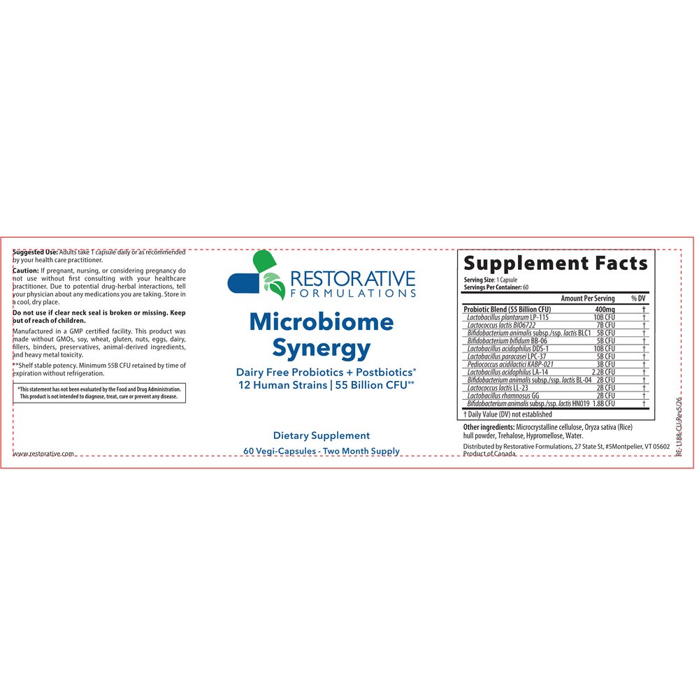 Product image for Microbiome Synergy.