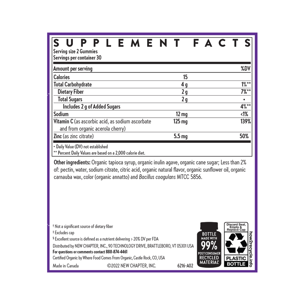 Product image for Immune Defense Vitamin C+ Gummy, Citrus.
