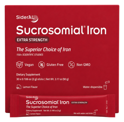 Sucrosomial® Iron Extra Strength Powder Packets, Lemon 30 packets