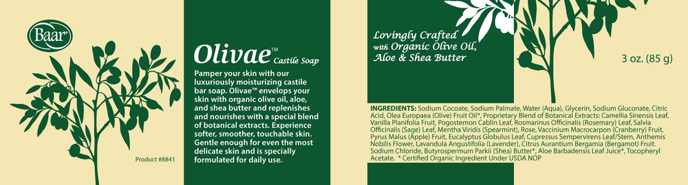 Product image for Olivae™ Castile Olive Oil Face &amp; Body Soap, 3 Bar Set.