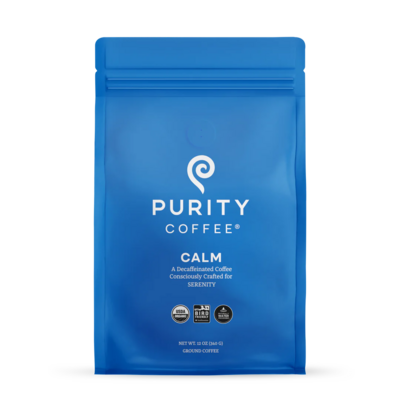 Calm Decaffeinated Coffee, Serenity, Ground 12 Ounces