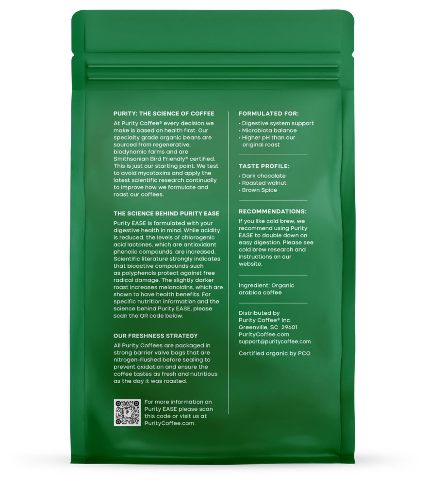 Product image for Ease Dark Roast Coffee, Digestive Health, Ground.