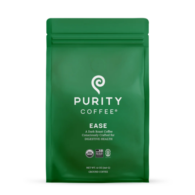 Ease Dark Roast Coffee, Digestive Health, Ground 12 Ounces
