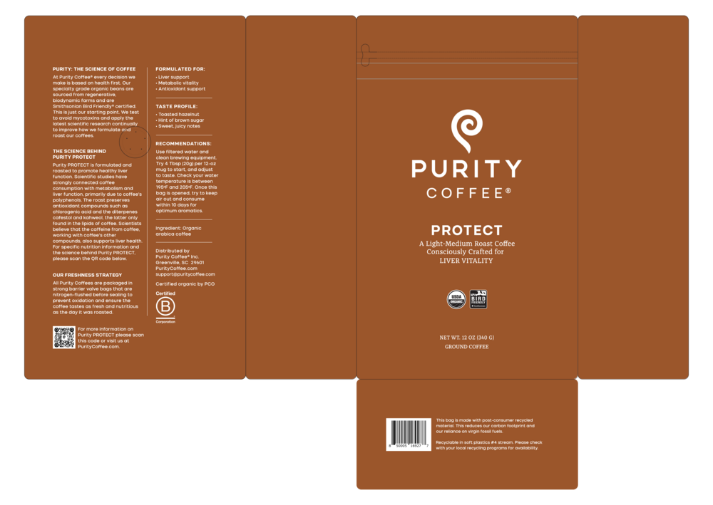 Product image for Protect Light-Medium Roast Coffee, Liver Vitality, Ground.
