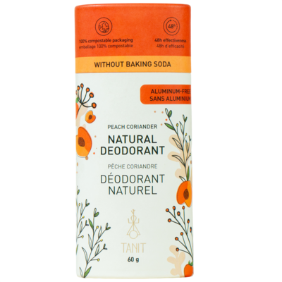 Natural Deodorant, Peach Coriander