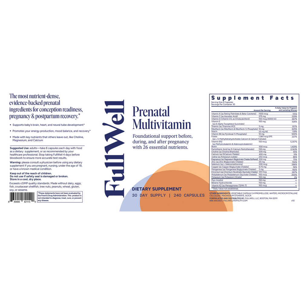 Product image for Women's Prenatal Multivitamin.