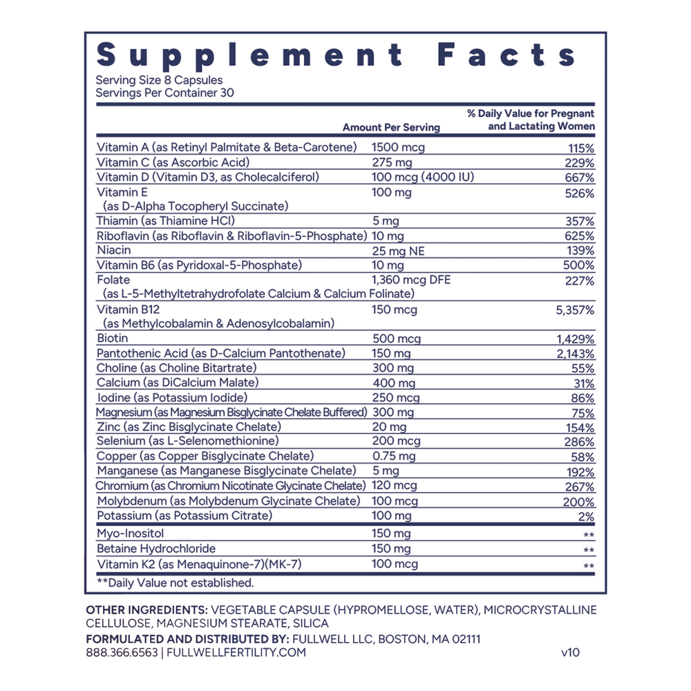 Product image for Women's Prenatal Multivitamin.