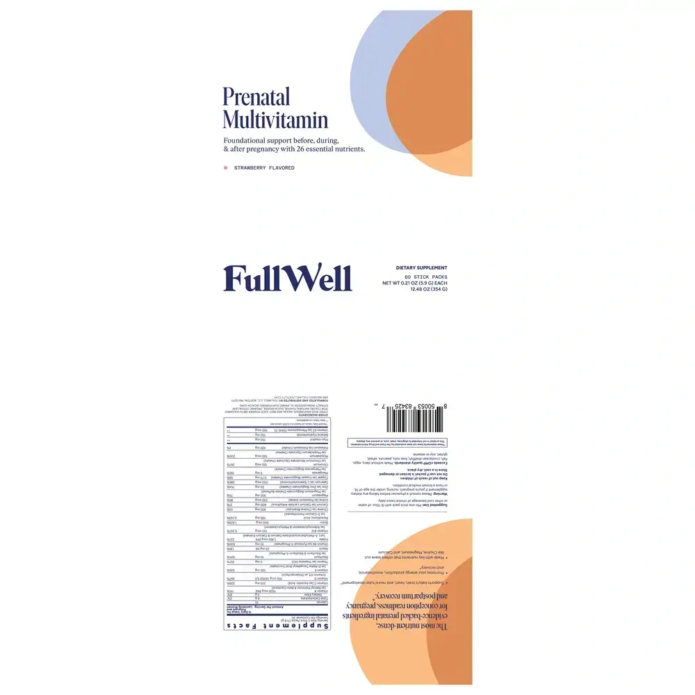 Product image for Prenatal Multivitamin Stick Packs, Strawberry .