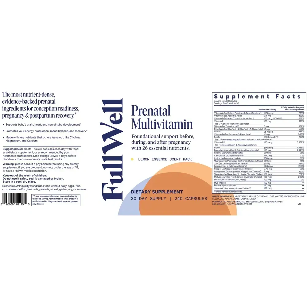 Product image for Prenatal Lemon Essence Multivitamin.